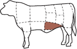 Steakové hovězí maso | Flank steak (Pupek, slabina)