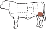 Steakové hovězí maso | Knuckle (Ořech)